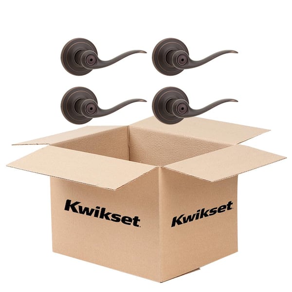 Kwikset Tustin Venetian Bronze Privacy Lockset ANSI/BHMA Grade 2 1-3/4 in.