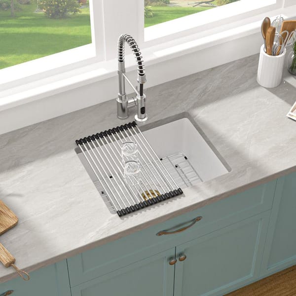 Have a question about Sarlai 22 in. Undermount Single Bowl White