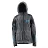 Clam Ice Armor Womens Rise Parka, 3XL / Black/Grey/Teal