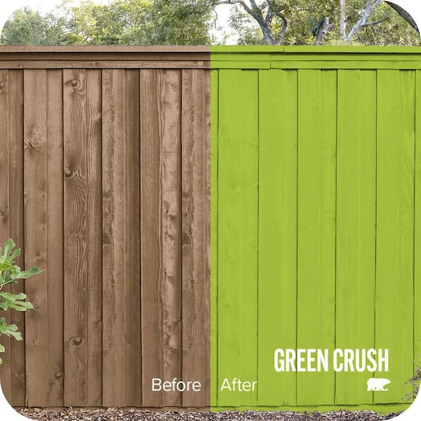1 gal. #S-G-410 Green Crush Solid Color House and Fence Exterior Wood Stain
