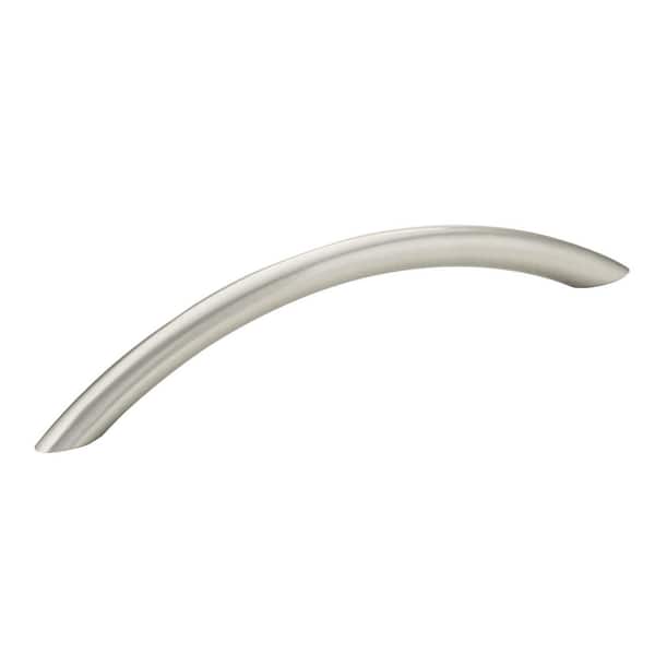 Richelieu Hardware Douglaston Collection 5 1/16 in. (128 mm) Brushed Nickel Modern Cabinet Arch Pull