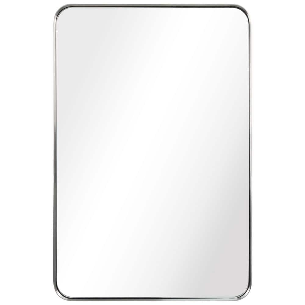 Empire Art Direct 36 in. x 24 in. Ultra Rectangle Brushed Silver ...