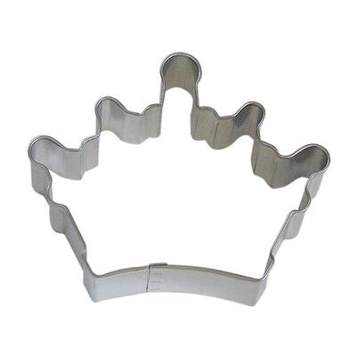 12-Piece Crown Queen 3.5 in. Tinplated Steel Cookie Cutter & Recipe