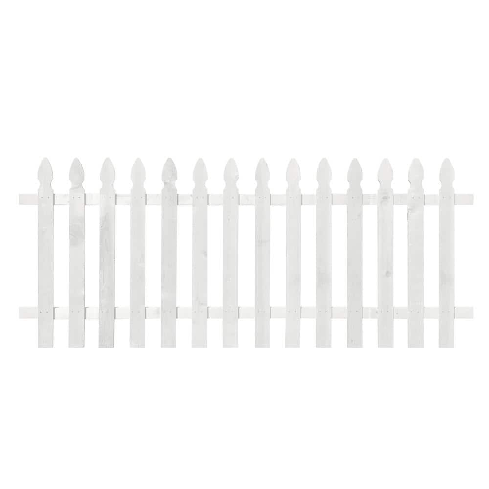 Reviews for ProWood 3-1/2 ft. x 8 ft. Cedar Spaced French Gothic Primed ...