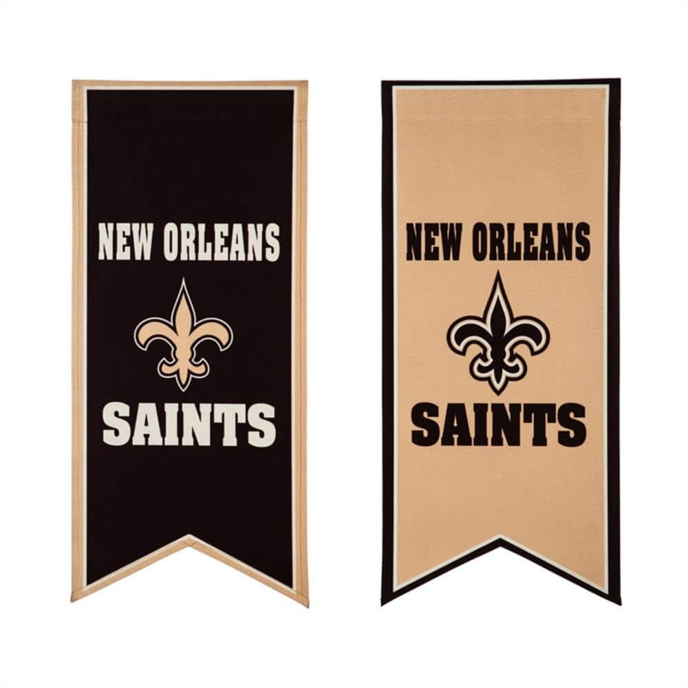 New Orleans Saints Flag Banner 28 x40 Holiday Halloween Pumpkin Witch  Decor