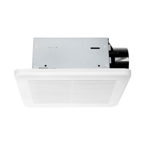 Hampton Bay 50 CFM Wall/Ceiling Mount Roomside Installation Bathroom Exhaust Fan 