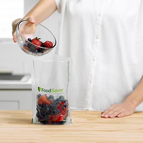 Foodsaver Easy Fill 1 Quart Vacuum Sealer Bags, 16 Count