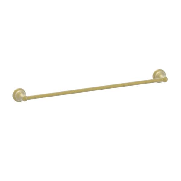PRIVATE BRAND UNBRANDED Ivie 24 inch Bathroom Wall Mounted Towel Bar in Matte Gold Finish