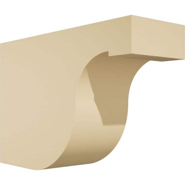 Ekena Millwork Standard Del Monte 4 in. W x 8 in. H x 12 in. D Signature Urethane Rafter Tail Outlooker