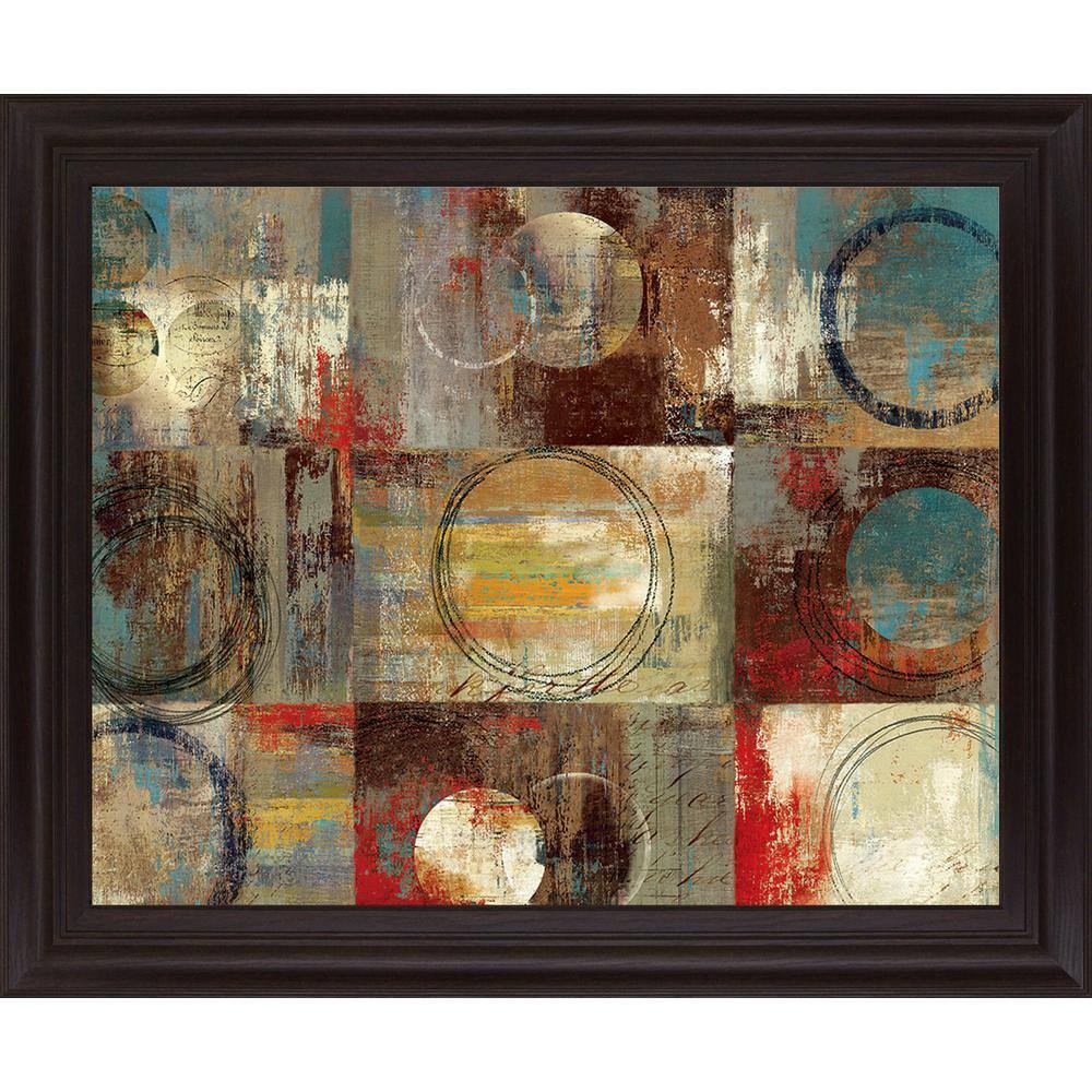 All Around Play By Tom Reeves Framed Print Abstract Wall Art 28 in. x 34 in. price history on PriceWatchPro