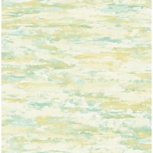 Seabrook Designs Catwalk Starburst Metallic Gold and Turquoise Paper ...