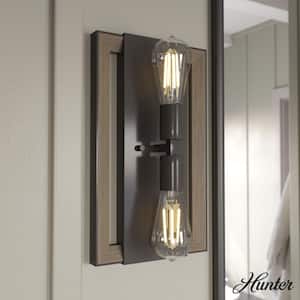 Woodburn 2-Light Noble Bronze Wall Sconce