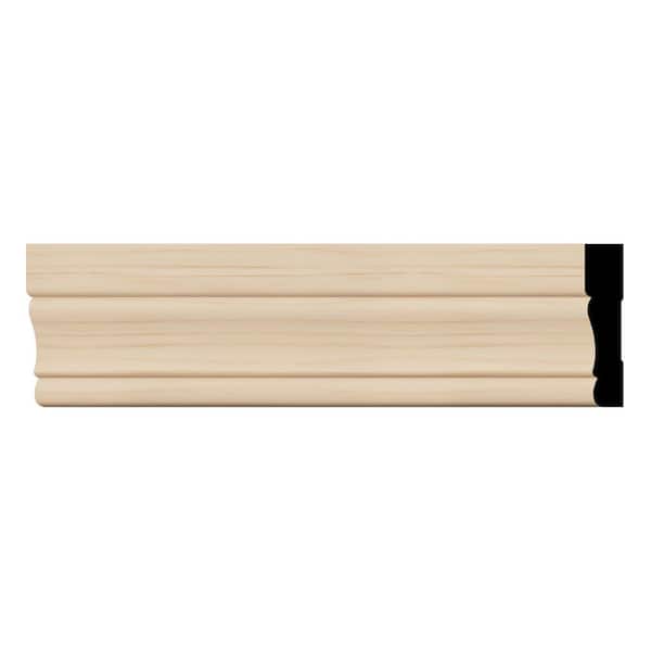 WM443 0.63 in. D x 3.25 in. W x 96 in. L Wood (Alder) Colonial Casing Moulding