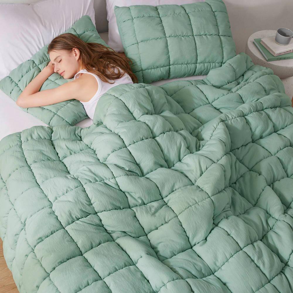Sage Full Down Alternative Microfiber Comforter Set
