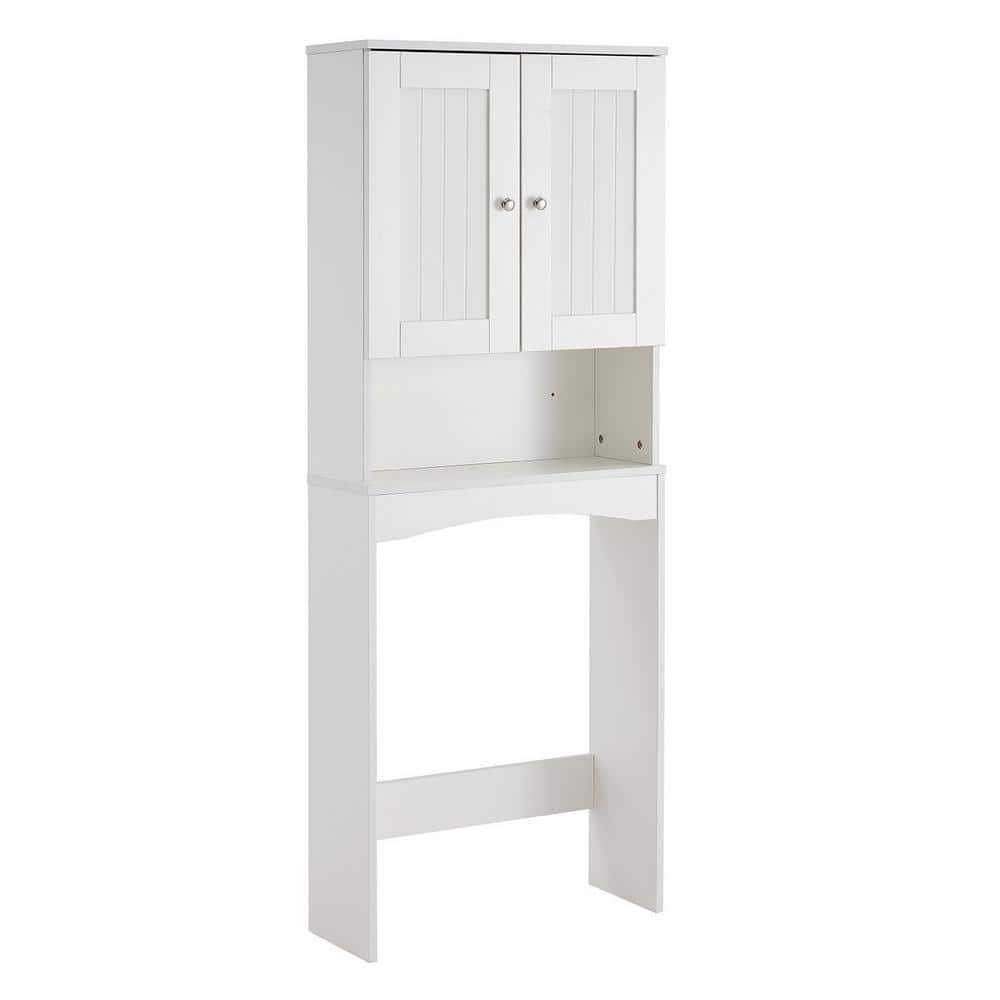 Miscool Ami 24 in. W x 62 in. H x 9 in. D White Bathroom Over The ...