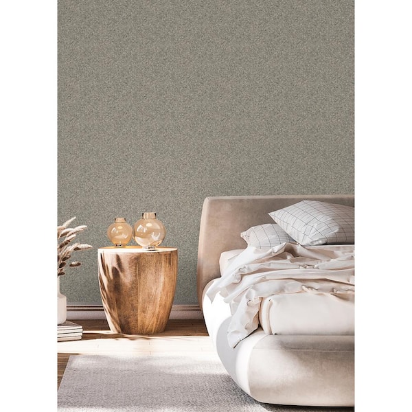 Monumental Grey Stone Peel and Stick Wallpaper