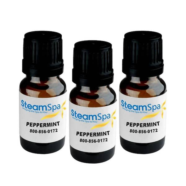 SteamSpa Essence of Peppermint Aromatherapy Oil Extract Value Pack