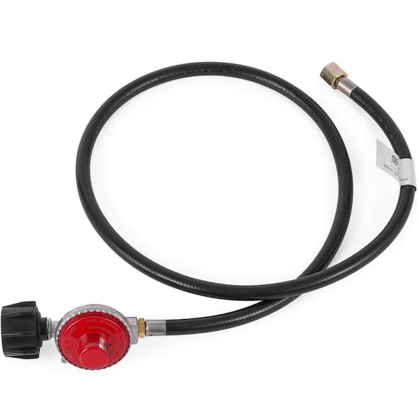 outermust OuterMust 5 PSI Propane Hose with Regulator QCC1 Type 4 ft. Propane Tank Hose