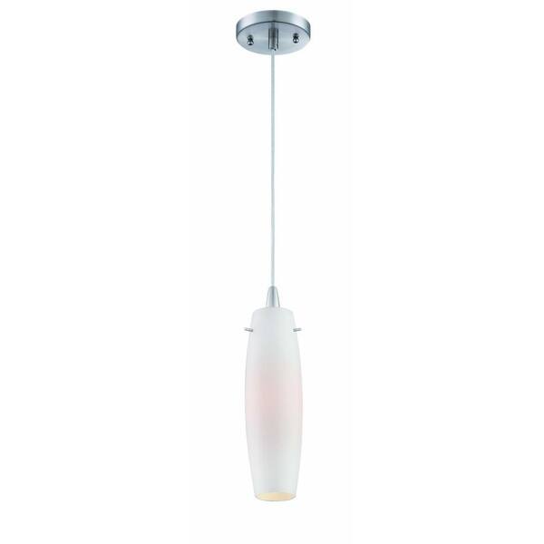 Philips Mojave 1-Light Satin Nickel LED Hanging Pendant