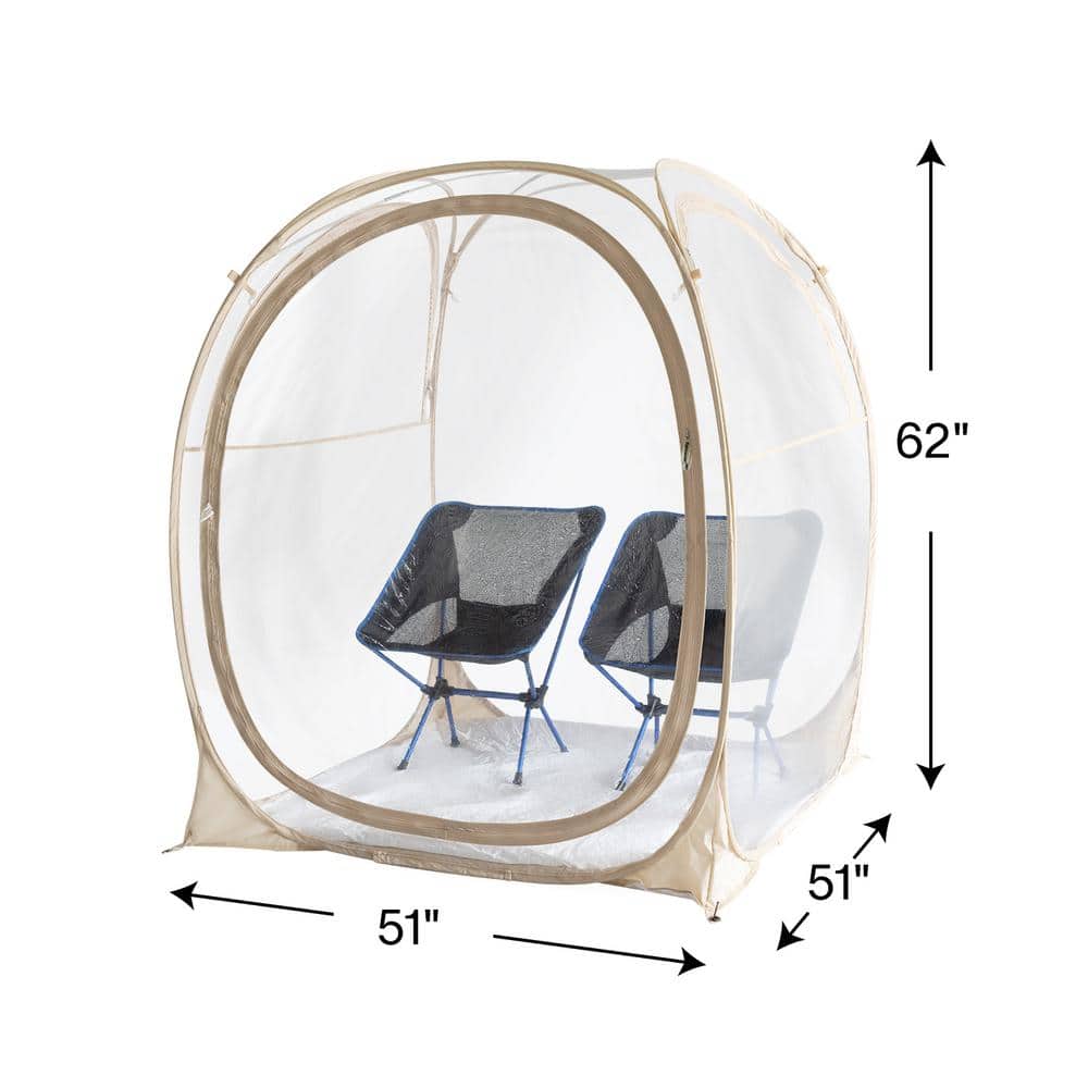 Alvantor 2-Person Pop-Up Bubble Tent with Hooks