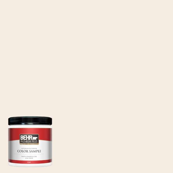 BEHR PREMIUM PLUS 8 oz. #760C-1 Toasted Marshmallow Flat Interior ...