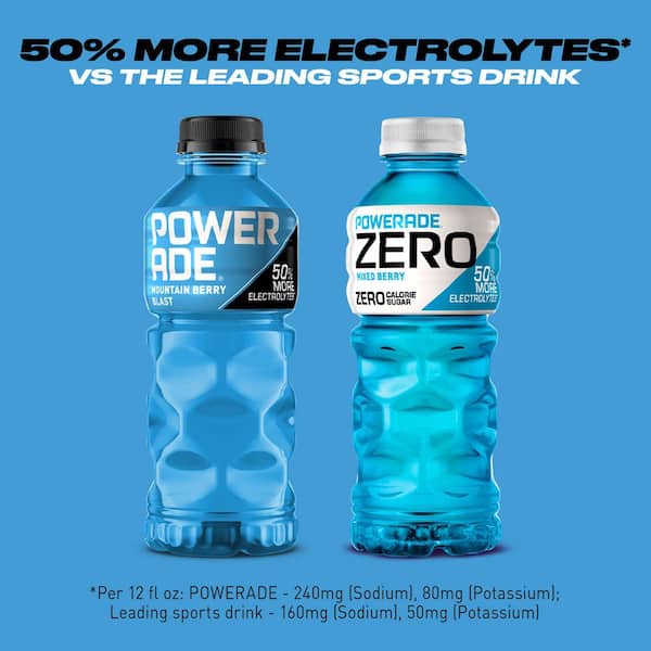 Powerade Bleu - La boisson hydratante pour des performances athlétiques optimales