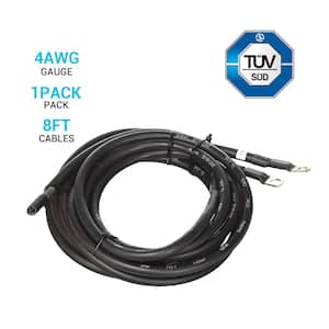 8 ft. 4 AWG Wire Copper Tray Cable Connect Charge Controller and Battery