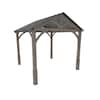 Hampton Bay 12.5 ft. x 12 ft. Aluminum Creekford Gazebo GG-11068-ASS ...