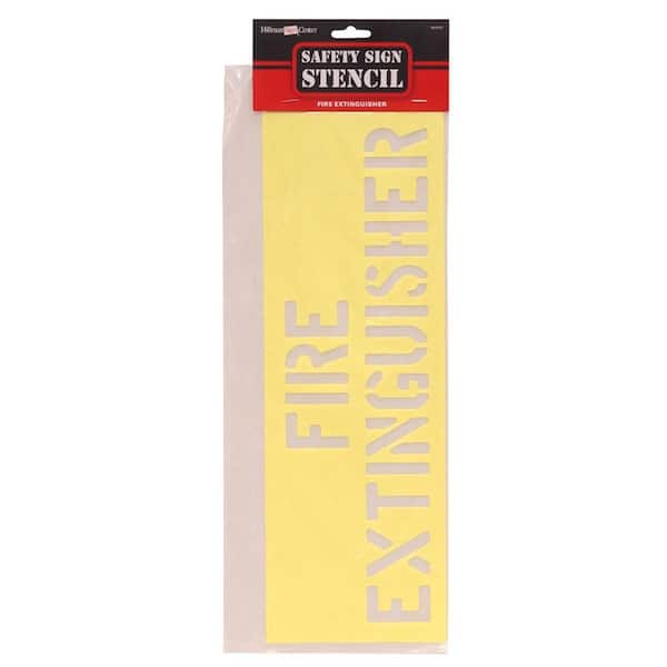 Hillman Fire Extinguisher Stencil