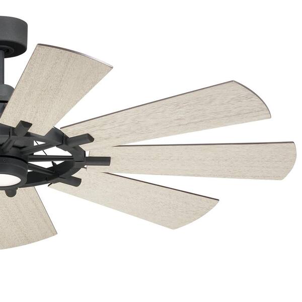 KICHLER Gentry 60 in. Indoor Weathered Zinc Downrod Mount