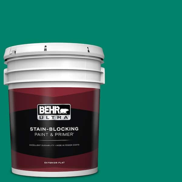 BEHR ULTRA 5 gal. #T16-03 Emperors Silk Flat Exterior Paint & Primer