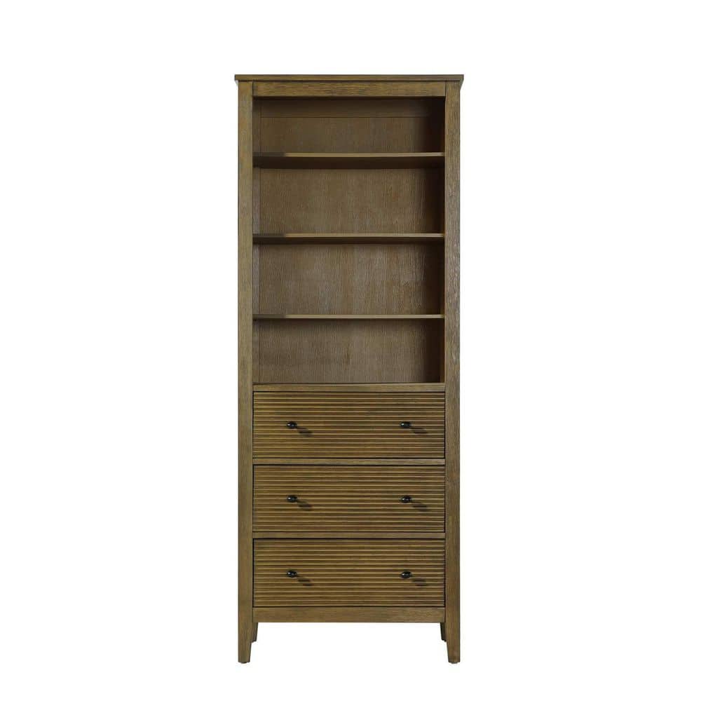 28 in. W x 18 in. D x 72 in. H Brown Freestanding Linen Cabinet price history on PriceWatchPro