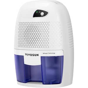 0.22 pt. 225 sq.ft. Electric Mini Dehumidifier in. White with 500ML Water Tank, Indicator Light