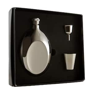 Winchester 6 oz. Polished Stainless Steel Flask Gift Set