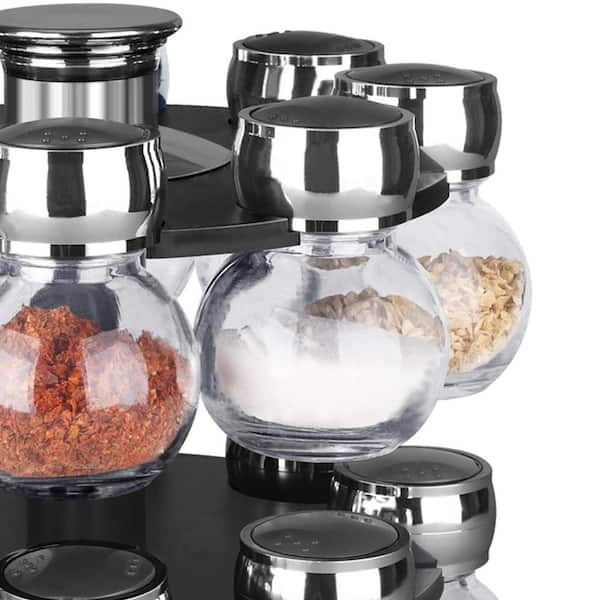 Spice Jars, Glass Herb Sifter Jars