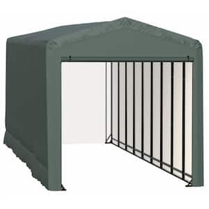 Sheltertube 14 ft. x 40 ft. x 16 ft. Storage Garage in Green