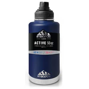 Active Chug 50 oz. Navy Triple Insulated Stainless Steel Water Bottle