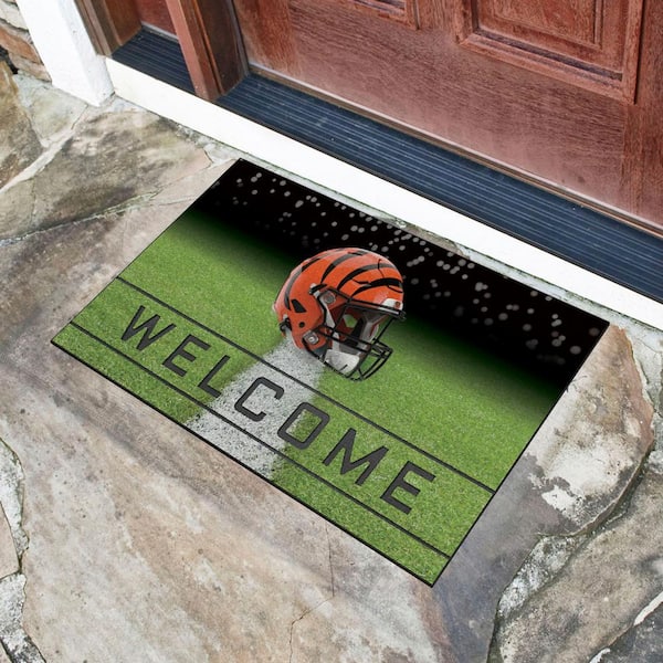 FANMATS Cincinnati Bengals Rubber Door Mat