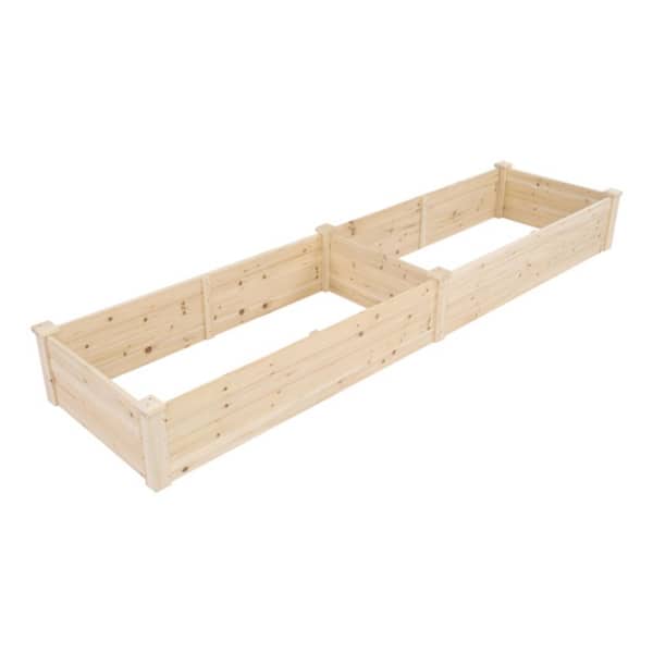 cenadinz Wooden Planting Frame Double Grid