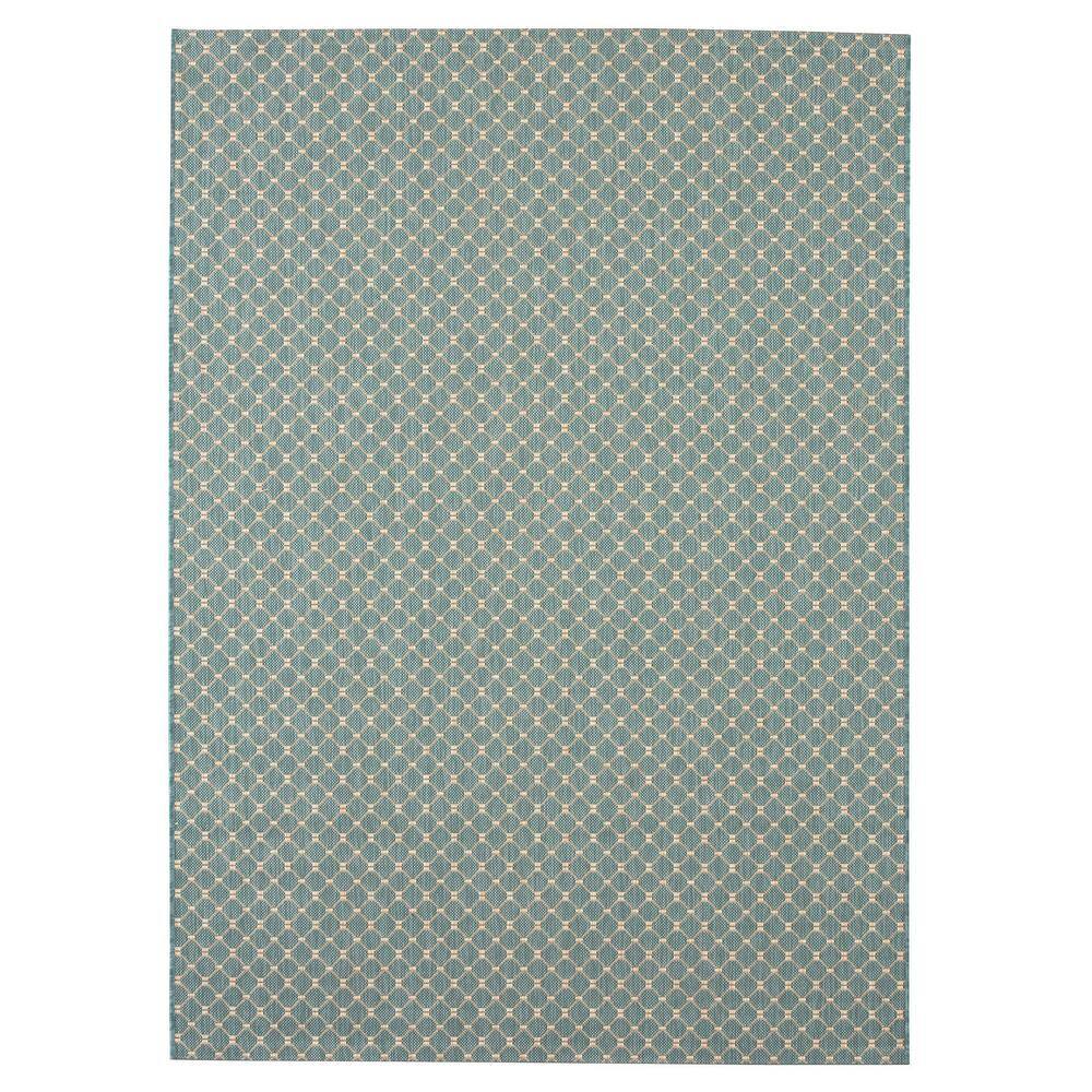 UPC 017411018784 product image for Bethel Aqua 8 ft. x 10 ft. Area Rug, Blue | upcitemdb.com