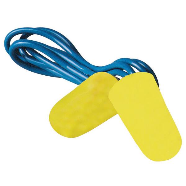 2-Pair Corded 3M Peltor Sport Blasts Disposable Earplugs Neon Yellow #97081 