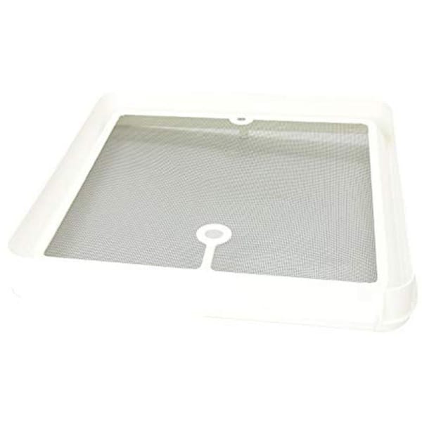 Heng Radius Corner Screen for Jensen Roof Vents - White