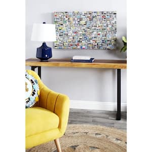 Paper Multi Colored Handmade Recycled Magazine Abstract Wall Decor
