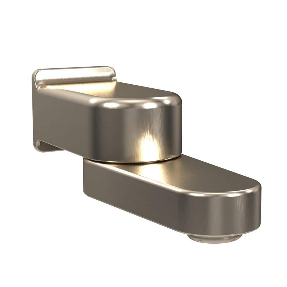 Brushed Nickel Fold Away Diverter Tub Spout