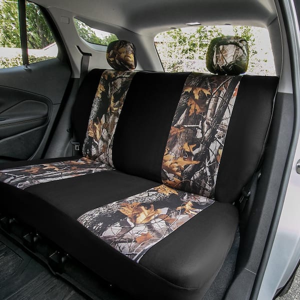 Universal 23 in. x 1 in. x 47 in. Fit Luxury Front Seat Cushions with  Leatherette Trim for Cars, Trucks, SUVs or Vans