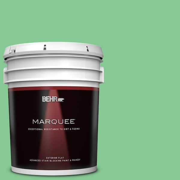 BEHR MARQUEE 5 gal. #P400-4 Good Luck Flat Exterior Paint & Primer