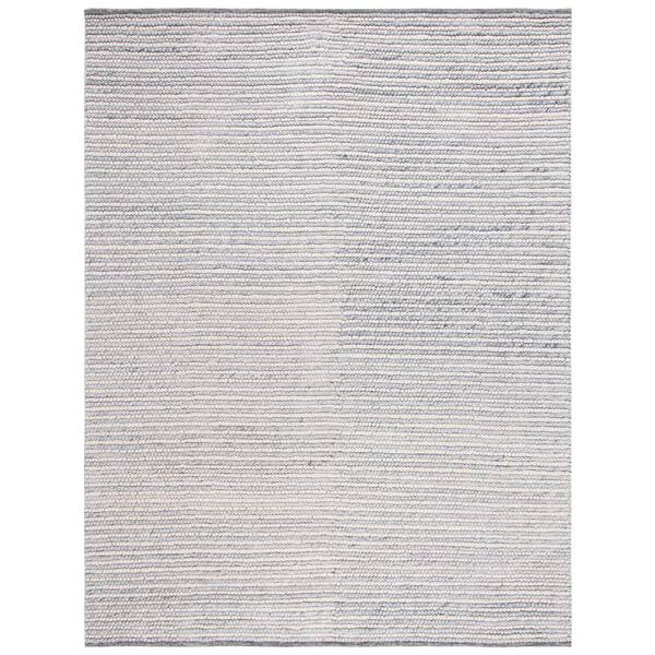 Natura 10 ft. x 14 ft. Ivory/Blue Basket Marle Area Rug
