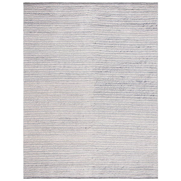 Natura 6 ft. x 8 ft. Ivory/Blue Basket Marle Area Rug