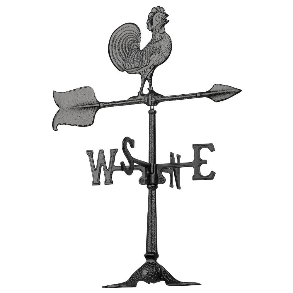 Montague Metal Products 24-Inch Weathervane with Rooster Ornament 
