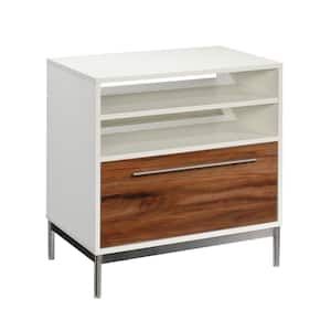 Vista Key Pearl Oak with Blaze Acacia Engineered Wood Lateral File Cabinet